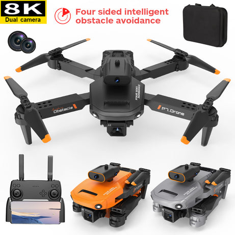 P7 Foldable Drone with Dual 4K Camera – Stable Flight, Anti-Collision &amp; Long Battery Life