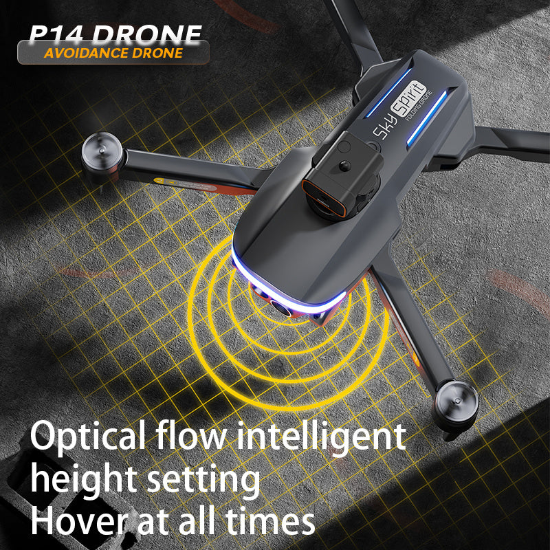 P14 Long Range GPS Drone – HD Camera, Auto Return &amp; Obstacle Avoidance